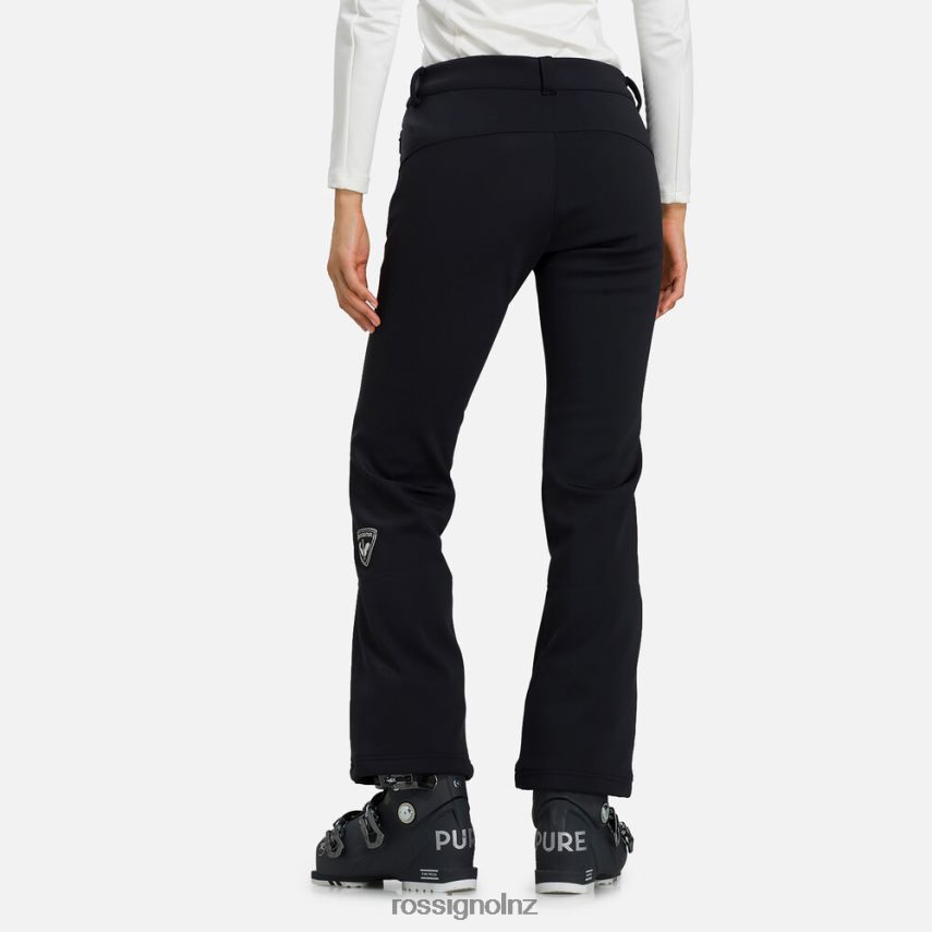 NZ Rossignol Women Softshell Ski Pants Black F222Z21116 Bottoms