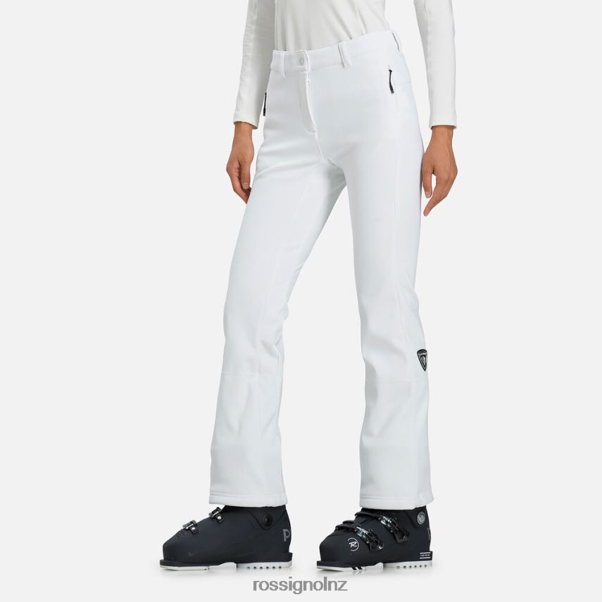 NZ Rossignol Women Softshell Ski Pants White F222Z21036 Bottoms