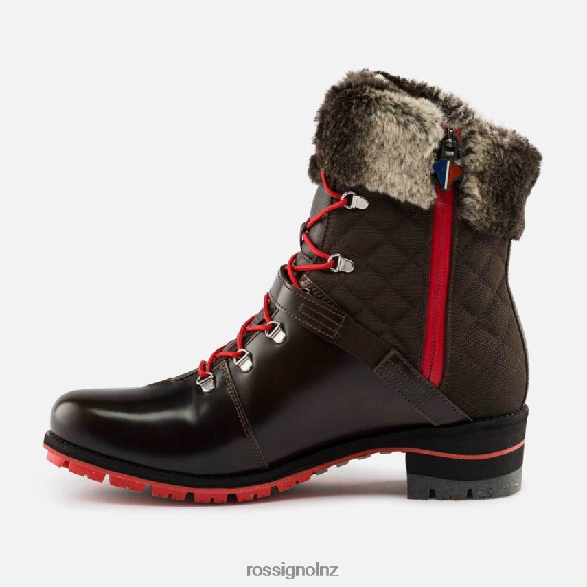 NZ Rossignol Women 1907 Megeve Boots Brown F222Z2773 Footwear