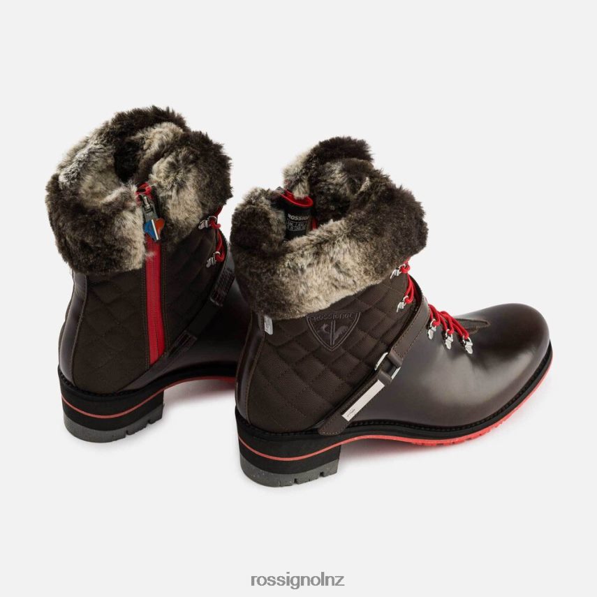 NZ Rossignol Women 1907 Megeve Boots Brown F222Z2773 Footwear