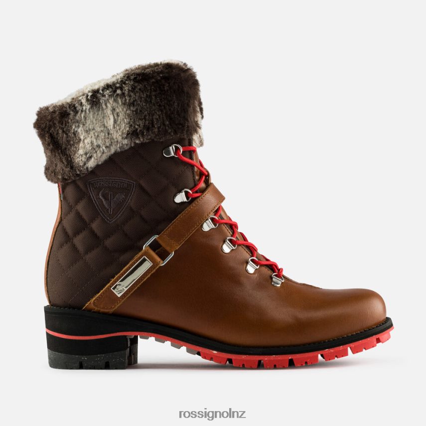 NZ Rossignol Women 1907 Megeve Boots Camel F222Z2770 Footwear