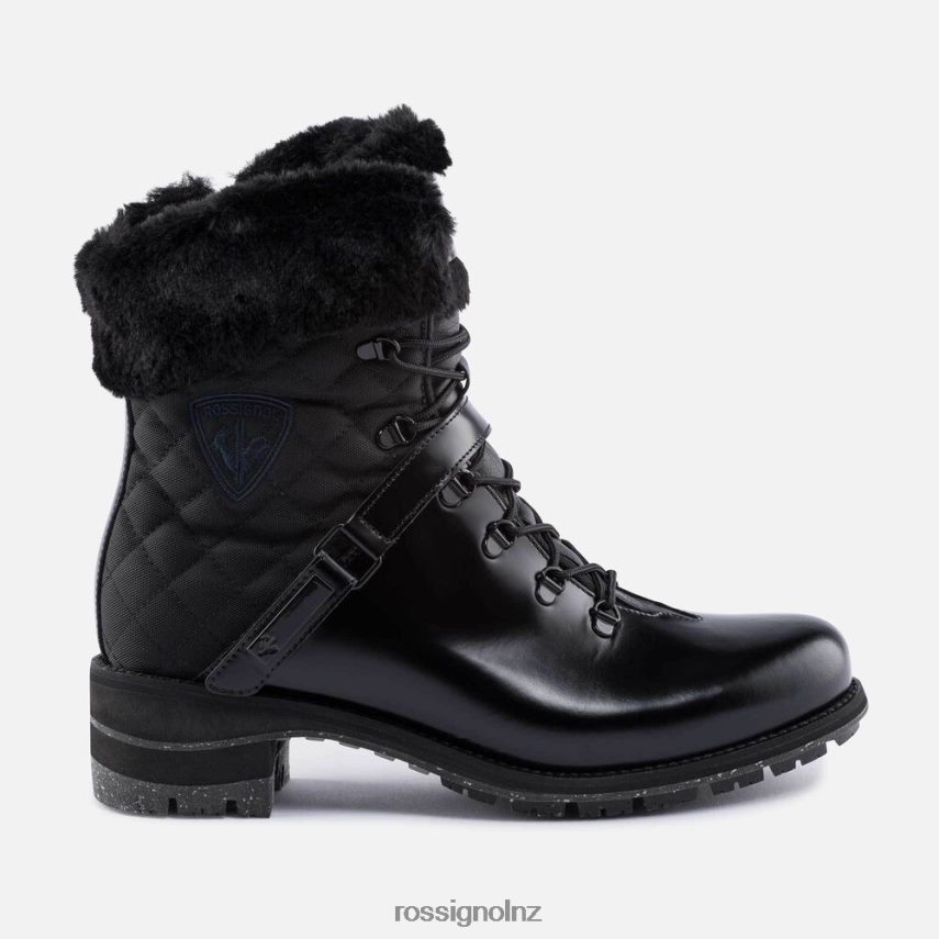 NZ Rossignol Women 1907 Megeve Edition Boots Black F222Z2741 Footwear
