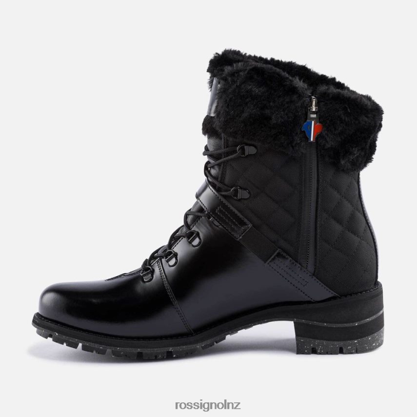 NZ Rossignol Women 1907 Megeve Edition Boots Black F222Z2741 Footwear