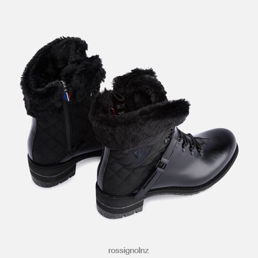 NZ Rossignol Women 1907 Megeve Edition Boots Black F222Z2741 Footwear