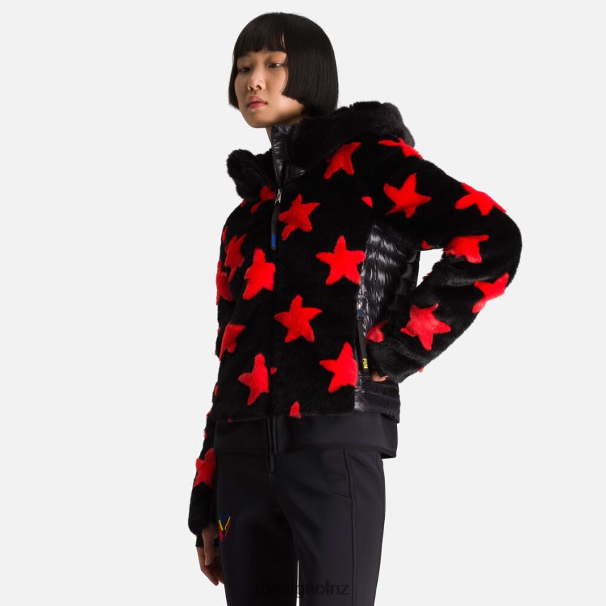 NZ Rossignol Women Jcc Teddy Down Jacket Black F222Z2784 Tops