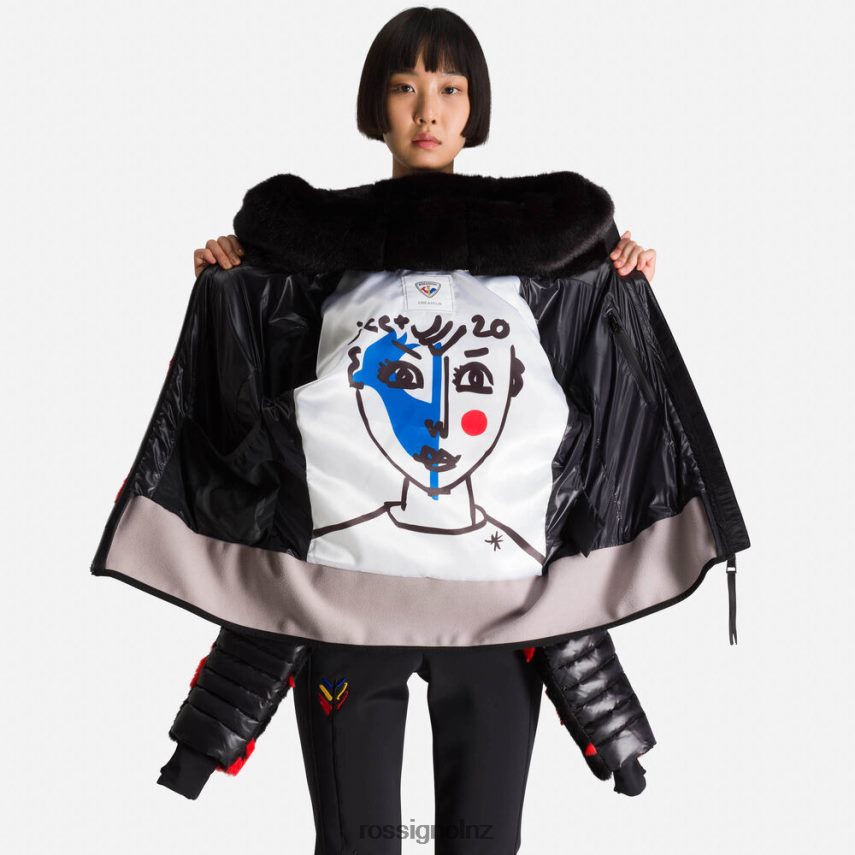 NZ Rossignol Women Jcc Teddy Down Jacket Black F222Z2784 Tops