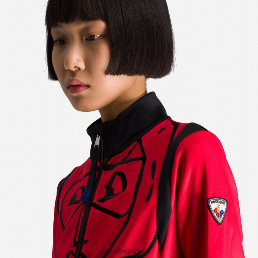 NZ Rossignol Women Jcc Climi Jacket Red F222Z2997 Tops