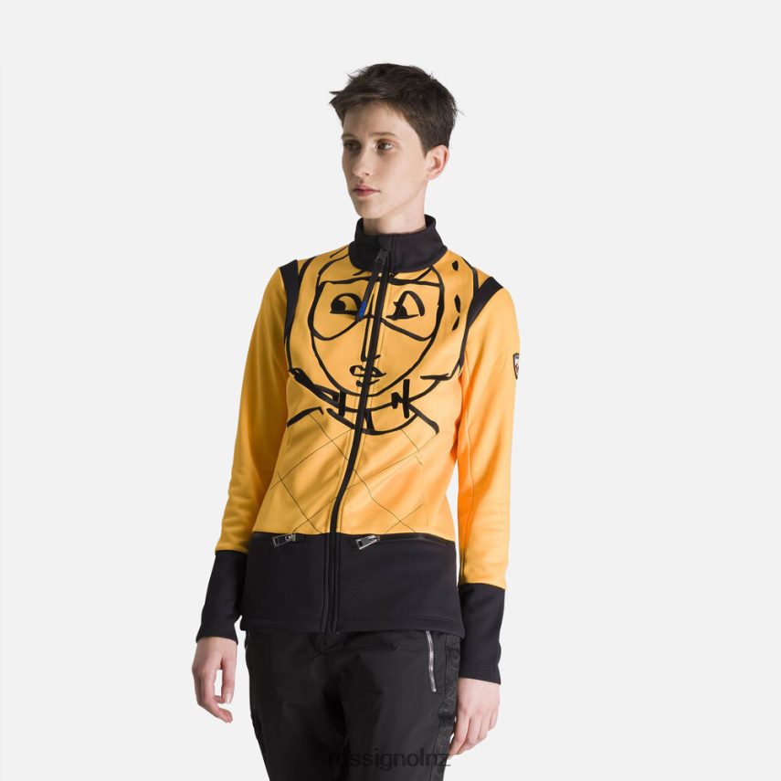 NZ Rossignol Women Jcc Climi Jacket Yellow F222Z21001 Tops