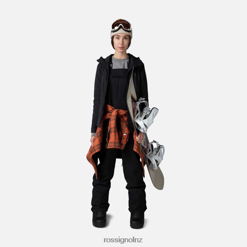 NZ Rossignol Women Opside Hooded Jacket Black F222Z2814 Tops