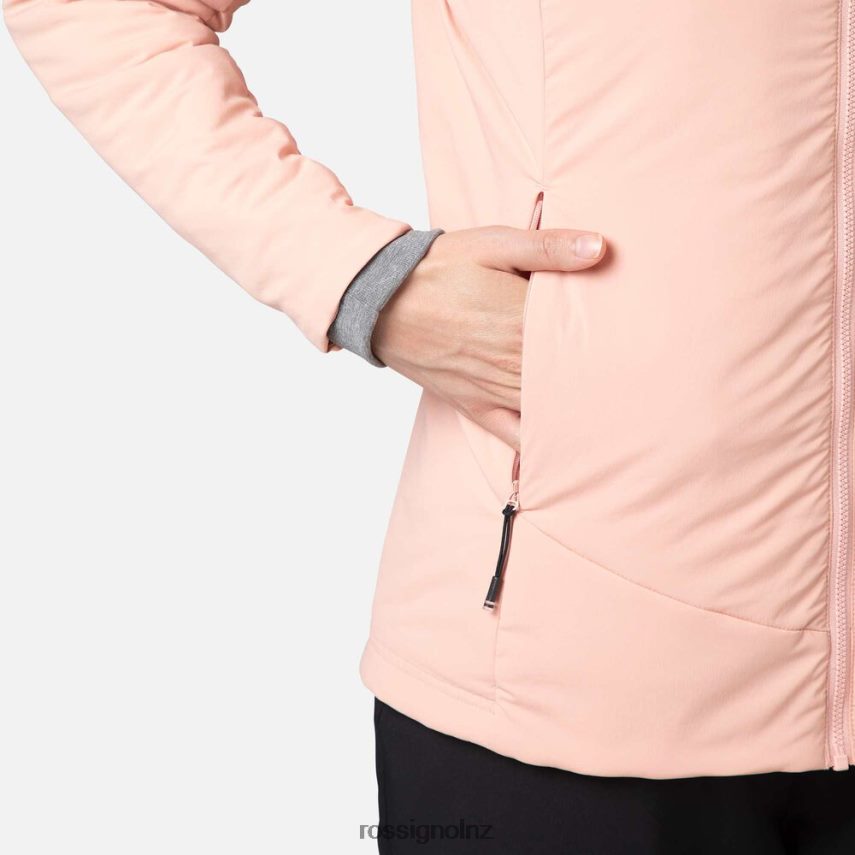 NZ Rossignol Women Opside Hooded Jacket Pastelpink F222Z2828 Tops