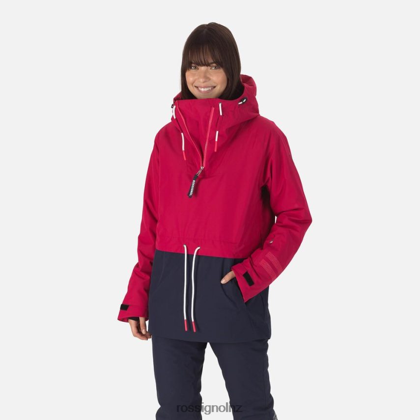 NZ Rossignol Women Skpr Anorak Cherry F222Z21100 Tops