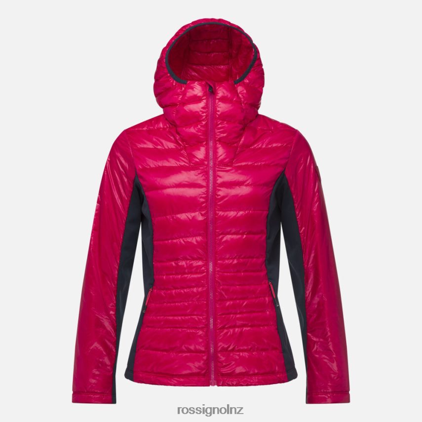 NZ Rossignol Women Skpr Hybrid Light Jacket Cherry F222Z21046 Tops