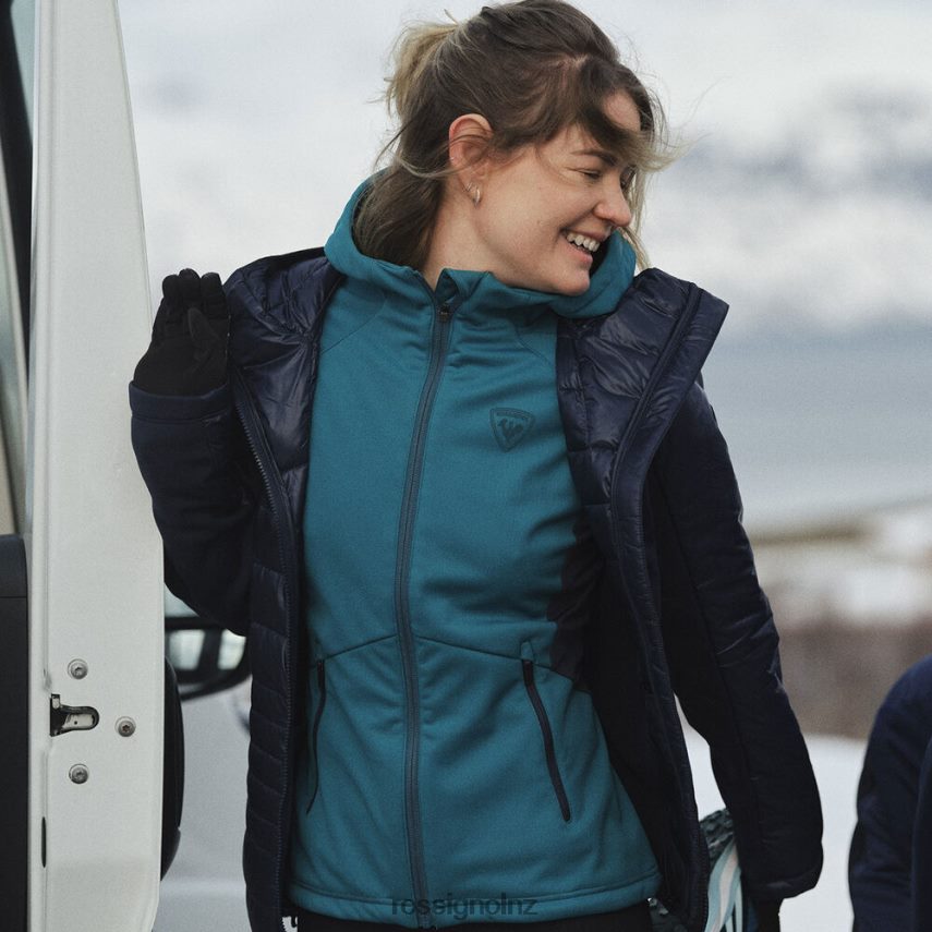 NZ Rossignol Women Softshell Jacket Darkemerald F222Z21120 Tops