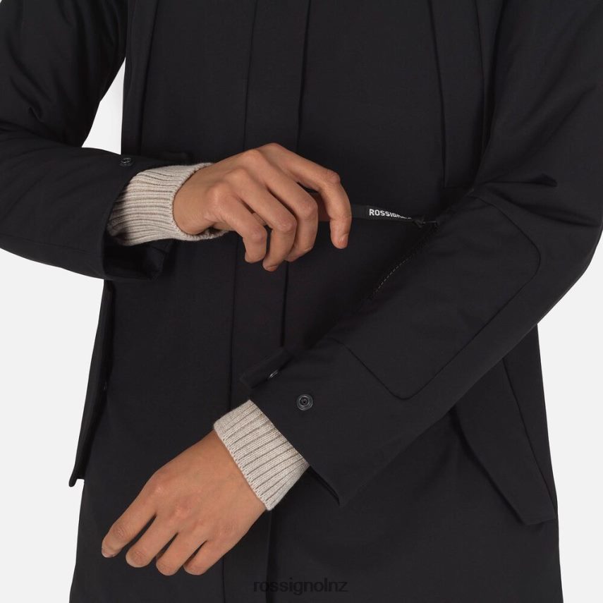 NZ Rossignol Women Parka Black F222Z2855 Tops