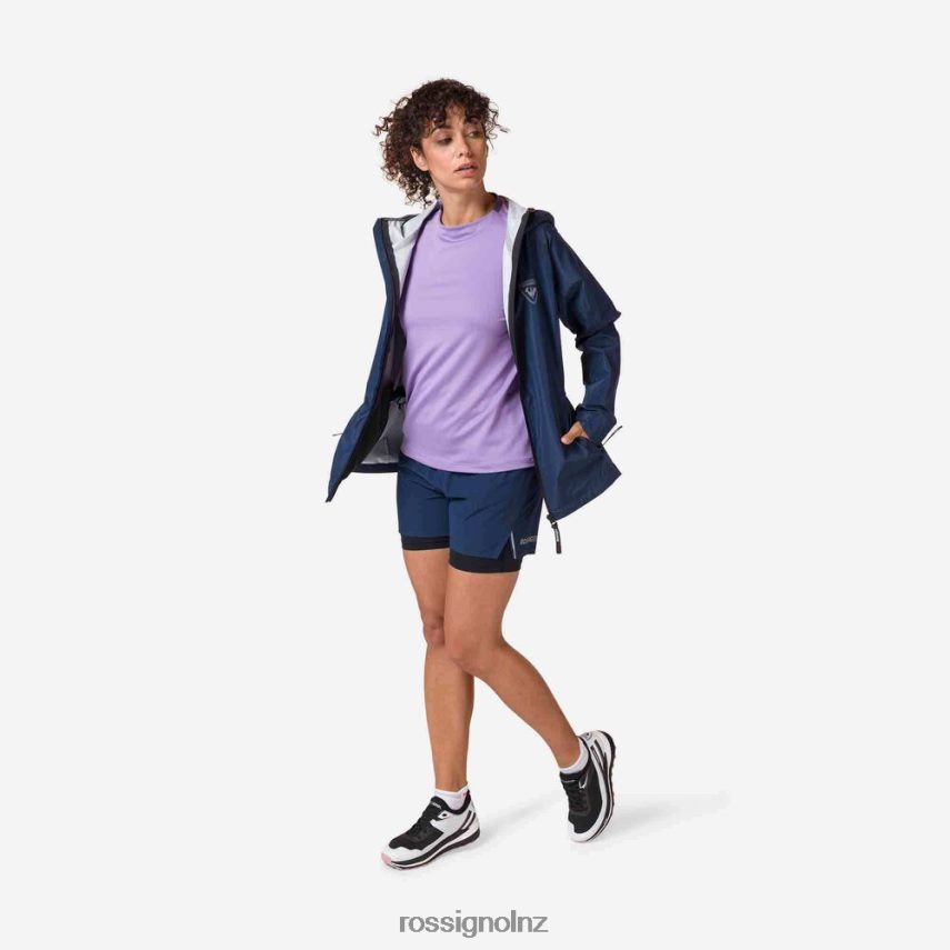 NZ Rossignol Women Active Rain Jacket Darknavy F222Z2871 Tops