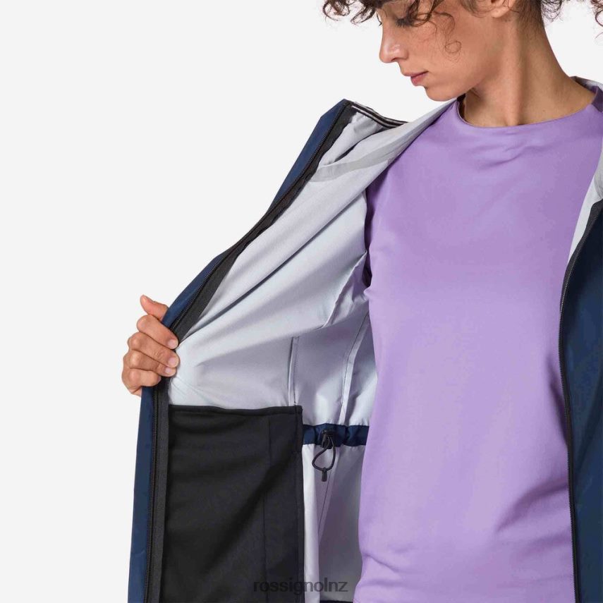 NZ Rossignol Women Active Rain Jacket Darknavy F222Z2871 Tops