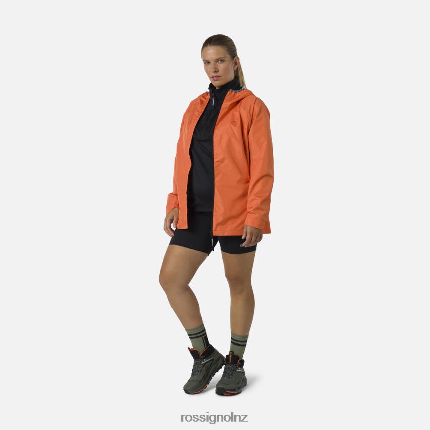 NZ Rossignol Women Active Rain Jacket Flameorange F222Z2964 Tops