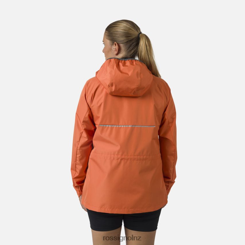 NZ Rossignol Women Active Rain Jacket Flameorange F222Z2964 Tops