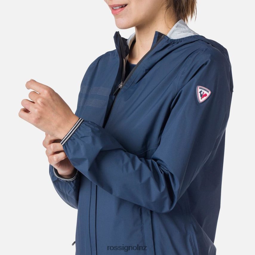 NZ Rossignol Women Lightweight Rain Jacket Darknavy F222Z2995 Tops