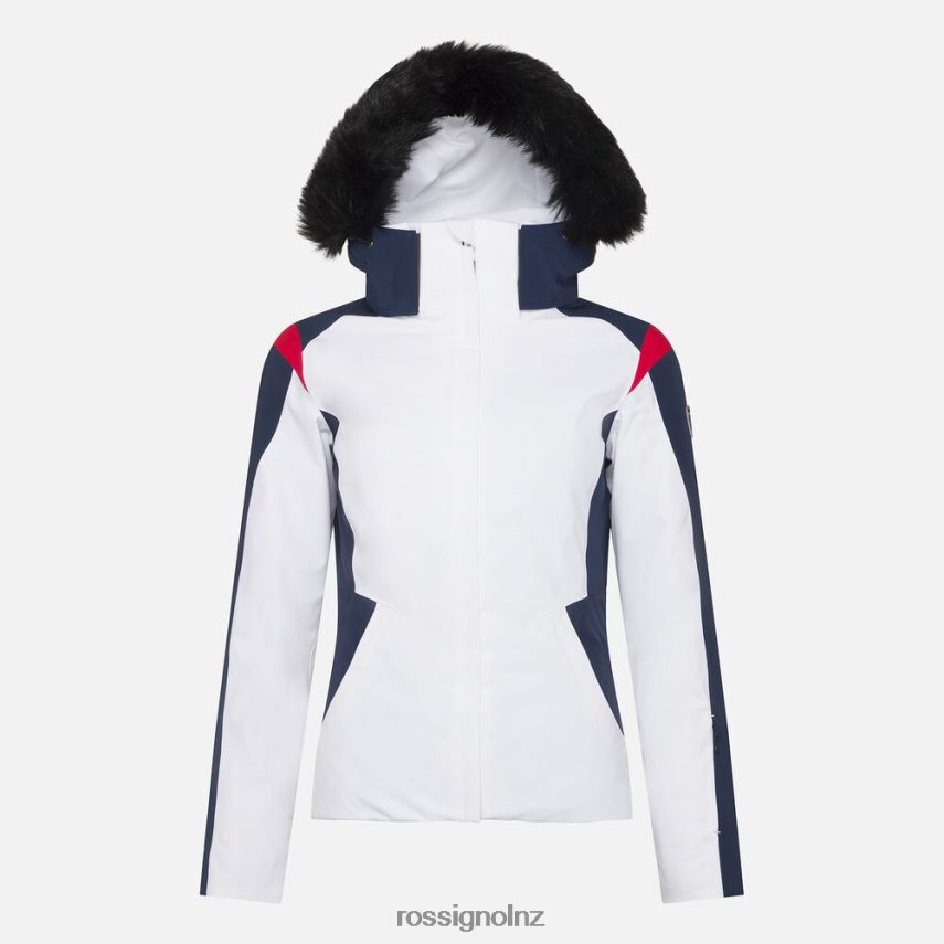 NZ Rossignol Women Aerial Ski Jacket White F222Z21091 Tops