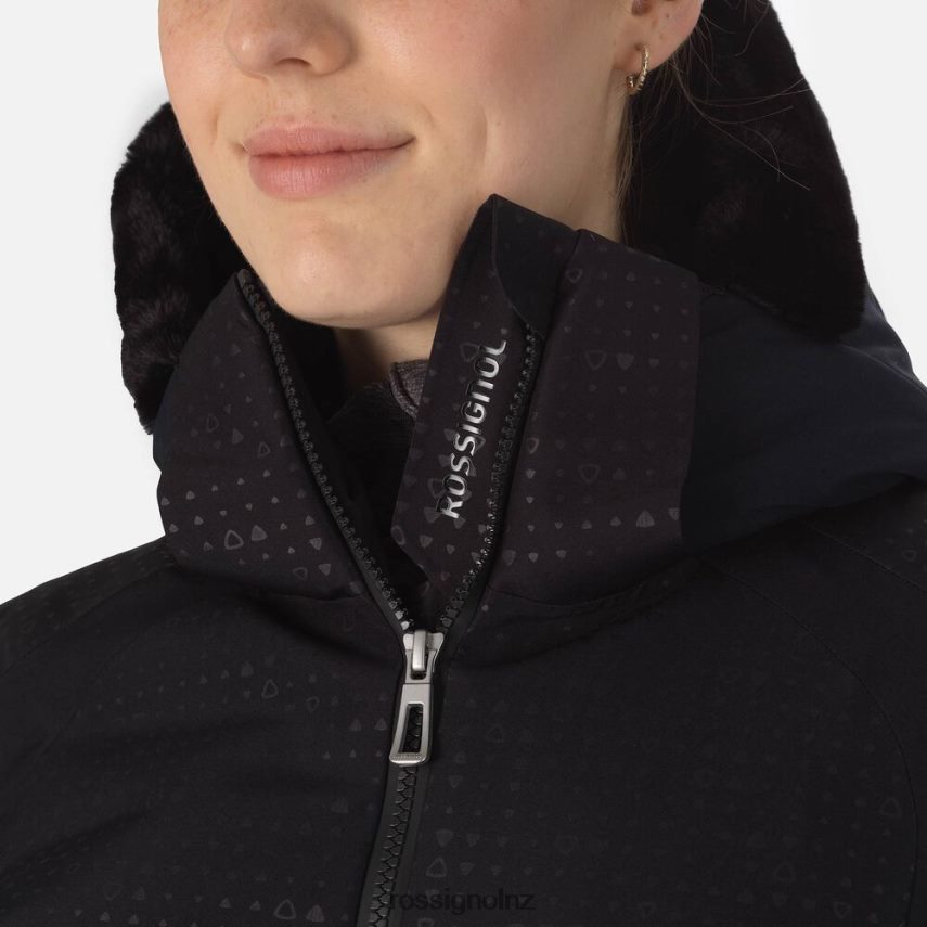 NZ Rossignol Women Controle Ski Jacket Black F222Z2930 Tops