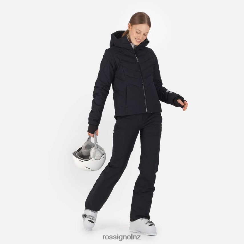 NZ Rossignol Women Courbe Ski Jacket Black F222Z21121 Tops