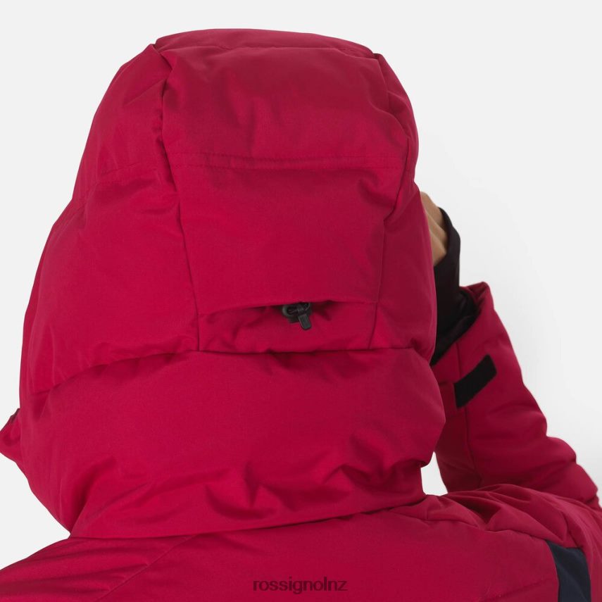 NZ Rossignol Women Courbe Ski Jacket Cherry F222Z21112 Tops