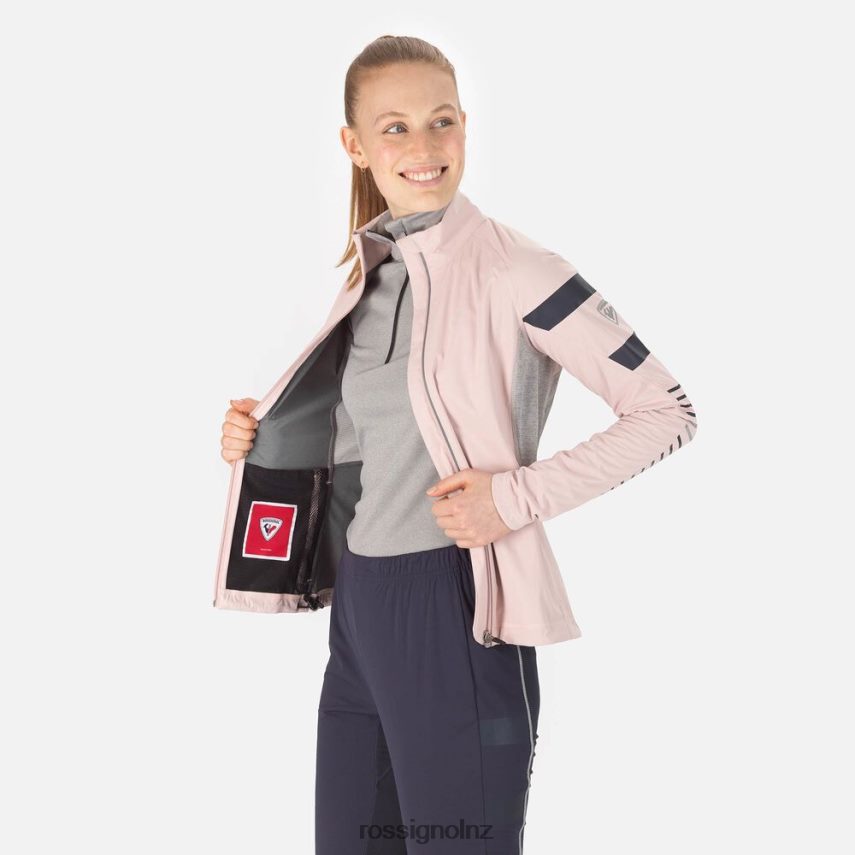 NZ Rossignol Women Poursuite Nordic Ski Jacket Cherry F222Z2751 Tops