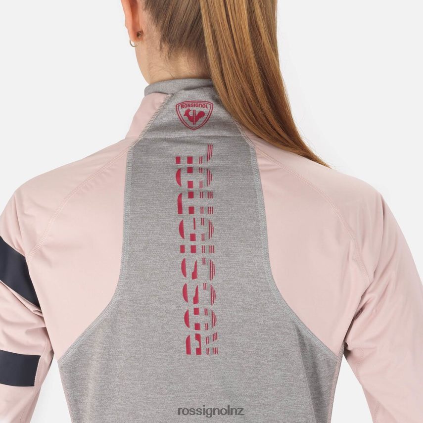 NZ Rossignol Women Poursuite Nordic Ski Jacket Cherry F222Z2751 Tops