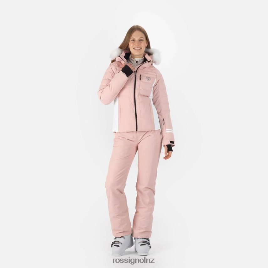 NZ Rossignol Women Rapide Ski Jacket Powderpink F222Z21113 Tops
