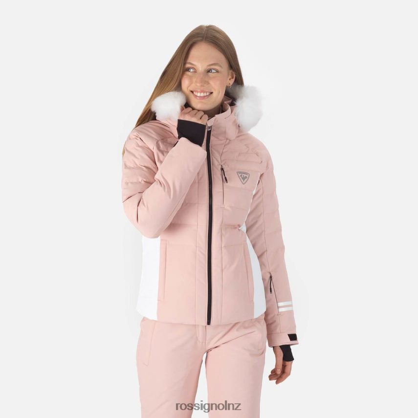 NZ Rossignol Women Rapide Ski Jacket Powderpink F222Z21113 Tops