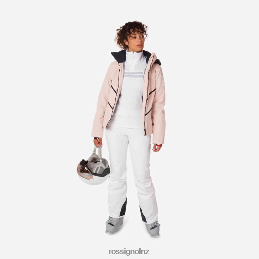 NZ Rossignol Women React Merino Ski Jacket Powderpink F222Z21081 Tops