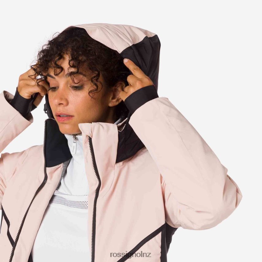 NZ Rossignol Women React Merino Ski Jacket Powderpink F222Z21081 Tops