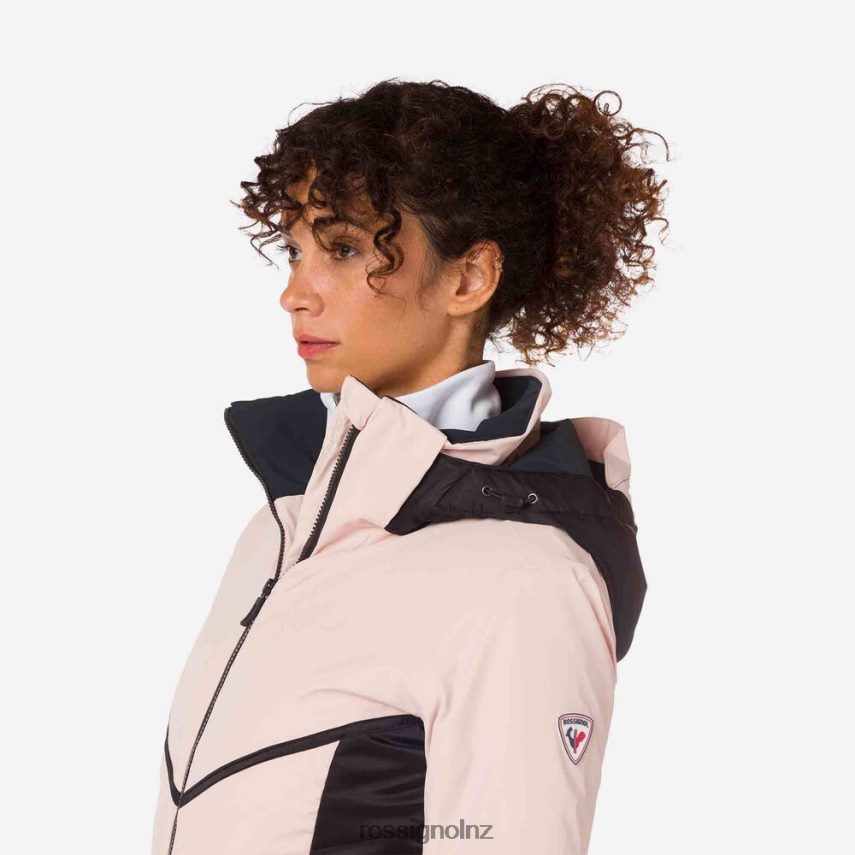 NZ Rossignol Women React Merino Ski Jacket Powderpink F222Z21081 Tops