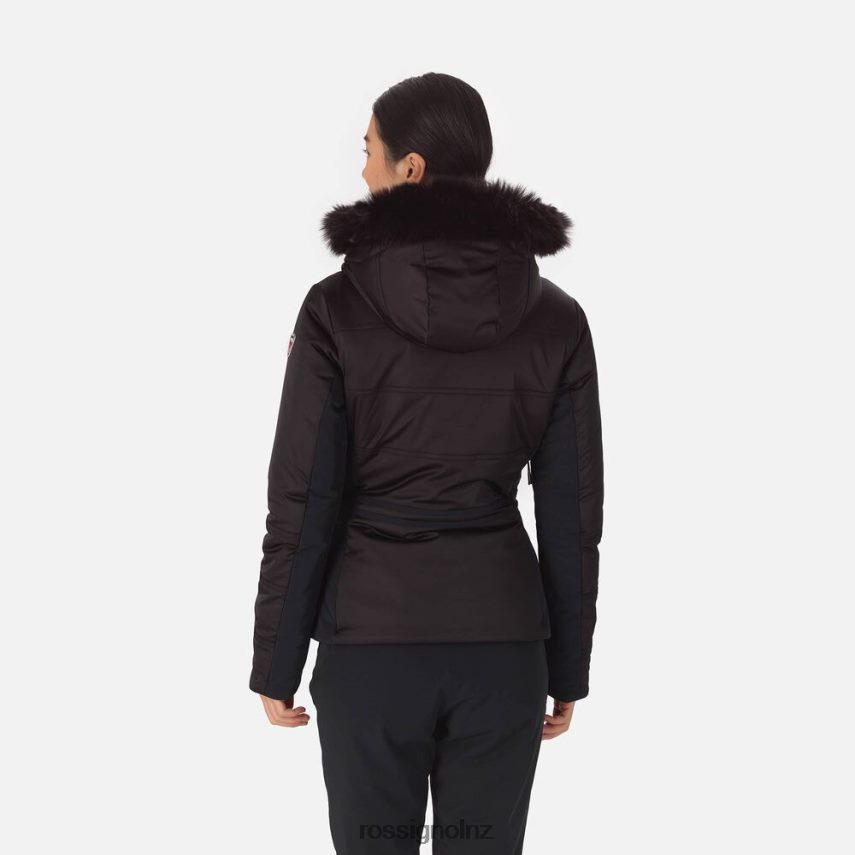 NZ Rossignol Women Roc Ski Jacket Black F222Z21033 Tops