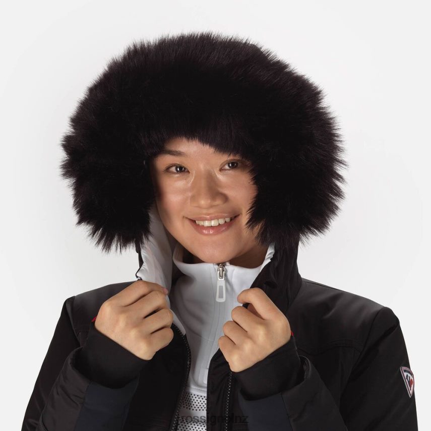 NZ Rossignol Women Roc Ski Jacket Black F222Z21033 Tops