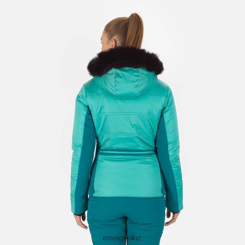 NZ Rossignol Women Roc Ski Jacket Turquoise F222Z21025 Tops