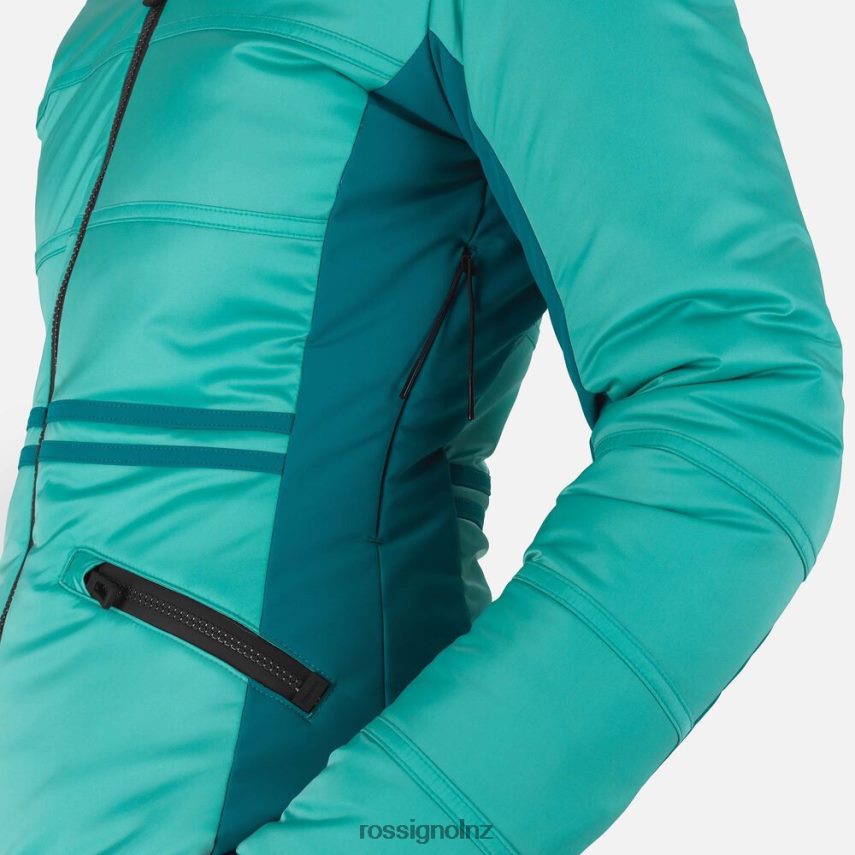 NZ Rossignol Women Roc Ski Jacket Turquoise F222Z21025 Tops