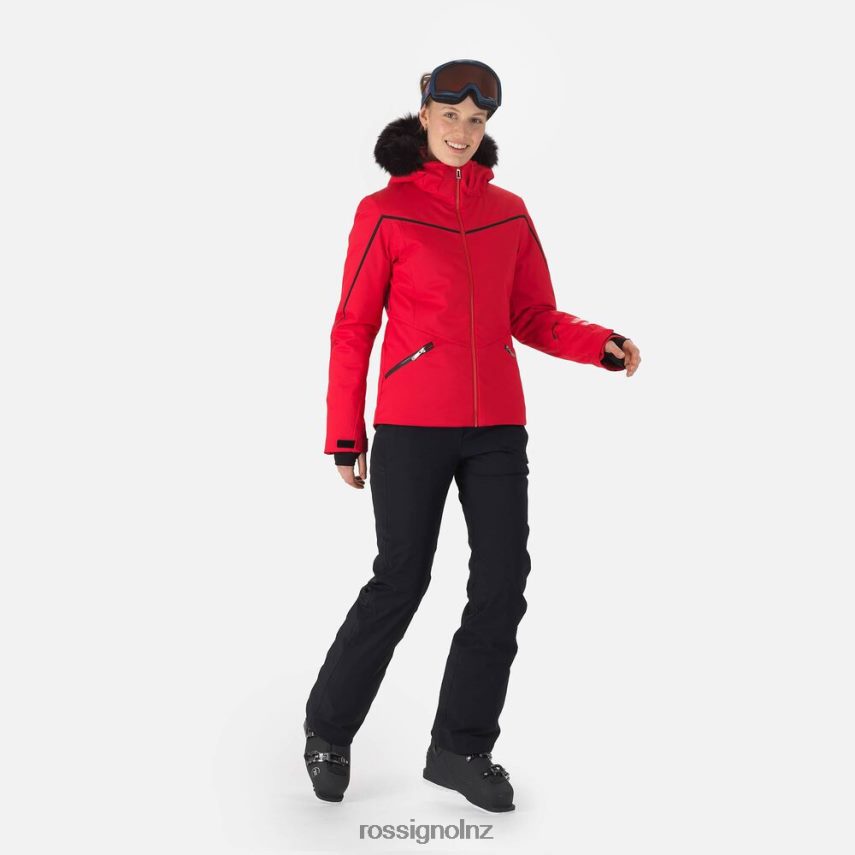NZ Rossignol Women Ski Jacket Sportsred F222Z2798 Tops
