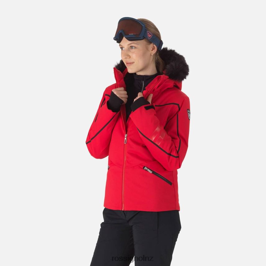 NZ Rossignol Women Ski Jacket Sportsred F222Z2798 Tops