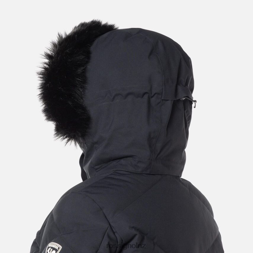 NZ Rossignol Women Staci Ski Jacket Black F222Z2759 Tops