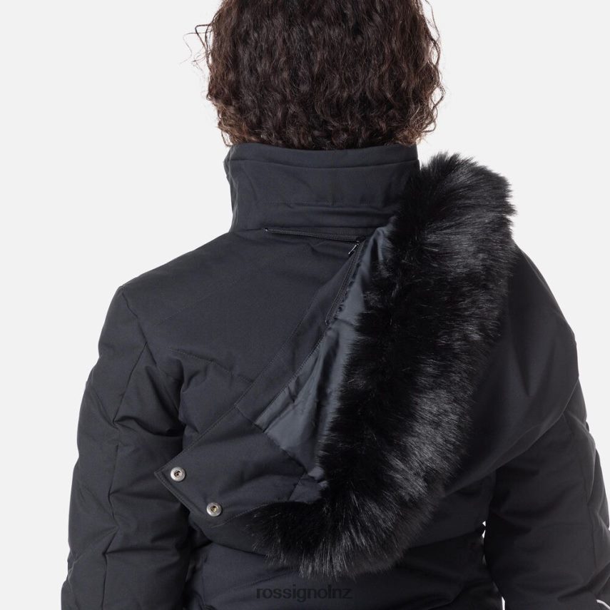 NZ Rossignol Women Staci Ski Jacket Black F222Z2759 Tops