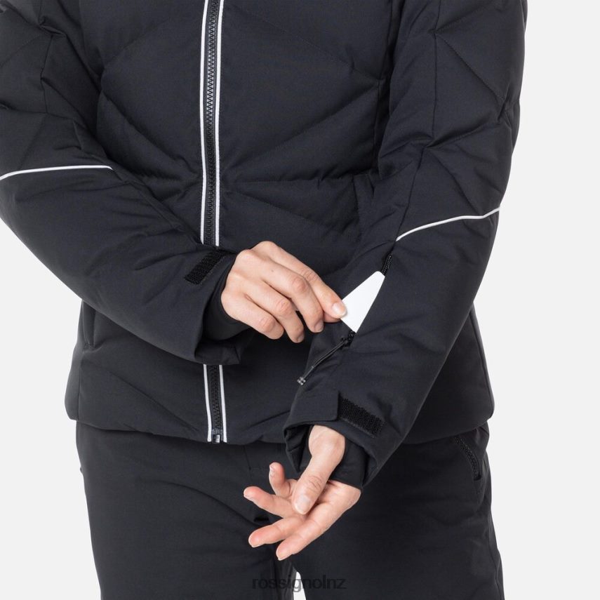 NZ Rossignol Women Staci Ski Jacket Black F222Z2759 Tops