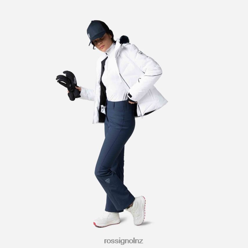 NZ Rossignol Women Staci Ski Jacket White F222Z21030 Tops