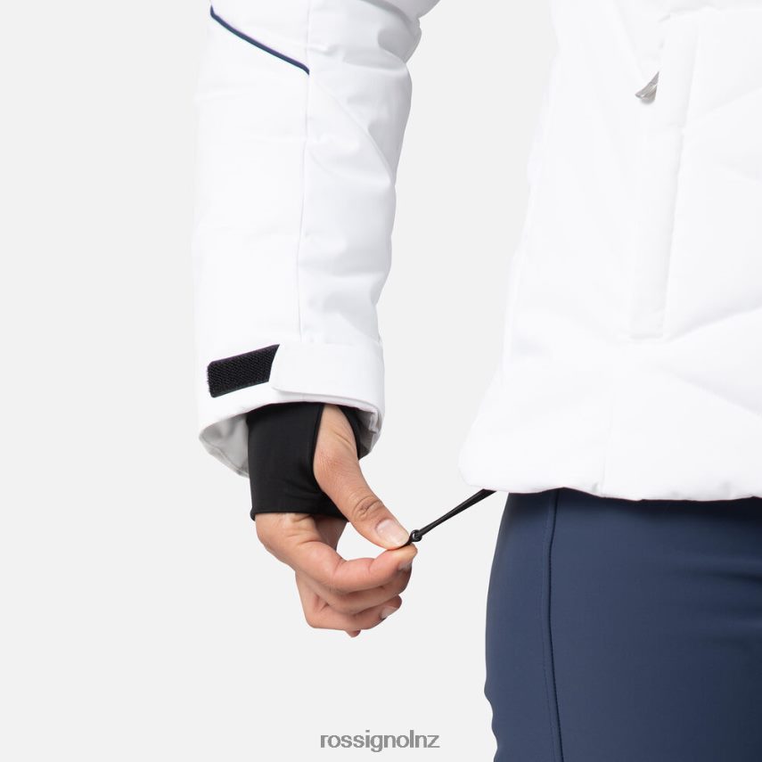 NZ Rossignol Women Staci Ski Jacket White F222Z21030 Tops