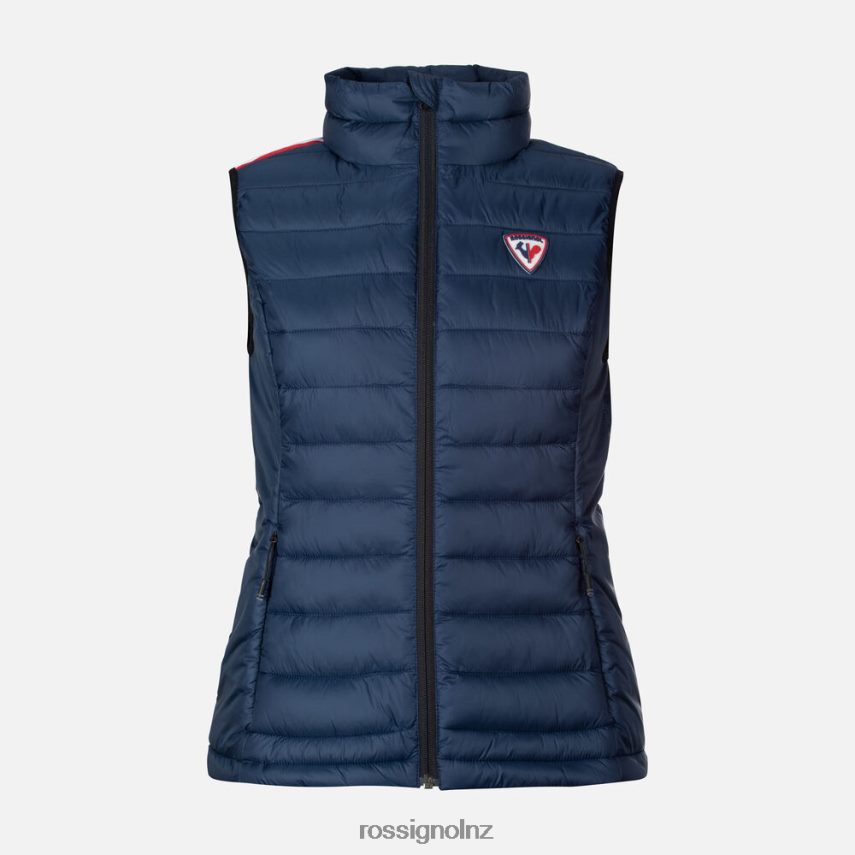NZ Rossignol Women Insulated Vest 180Gr Darknavy F222Z2846 Tops