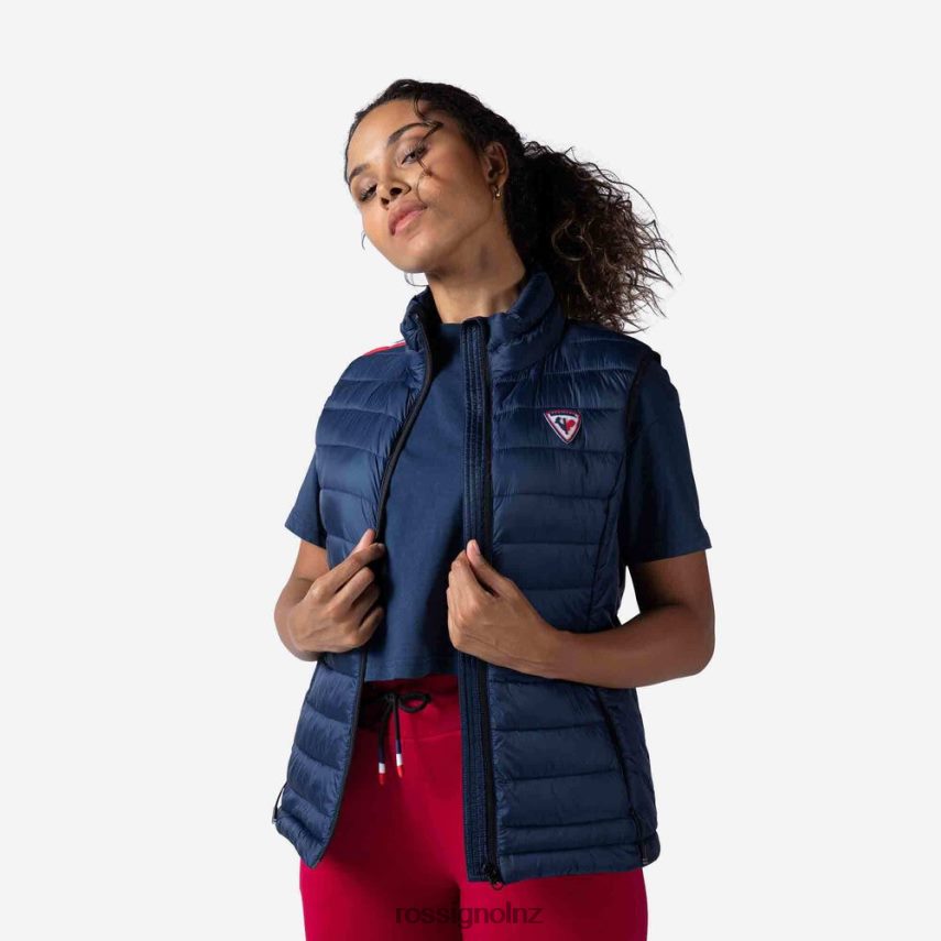 NZ Rossignol Women Insulated Vest 180Gr Darknavy F222Z2846 Tops