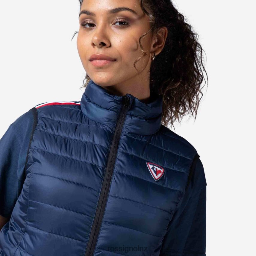 NZ Rossignol Women Insulated Vest 180Gr Darknavy F222Z2846 Tops