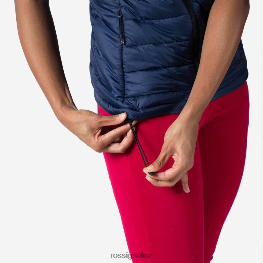 NZ Rossignol Women Insulated Vest 180Gr Darknavy F222Z2846 Tops