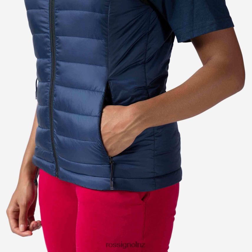 NZ Rossignol Women Insulated Vest 180Gr Darknavy F222Z2846 Tops